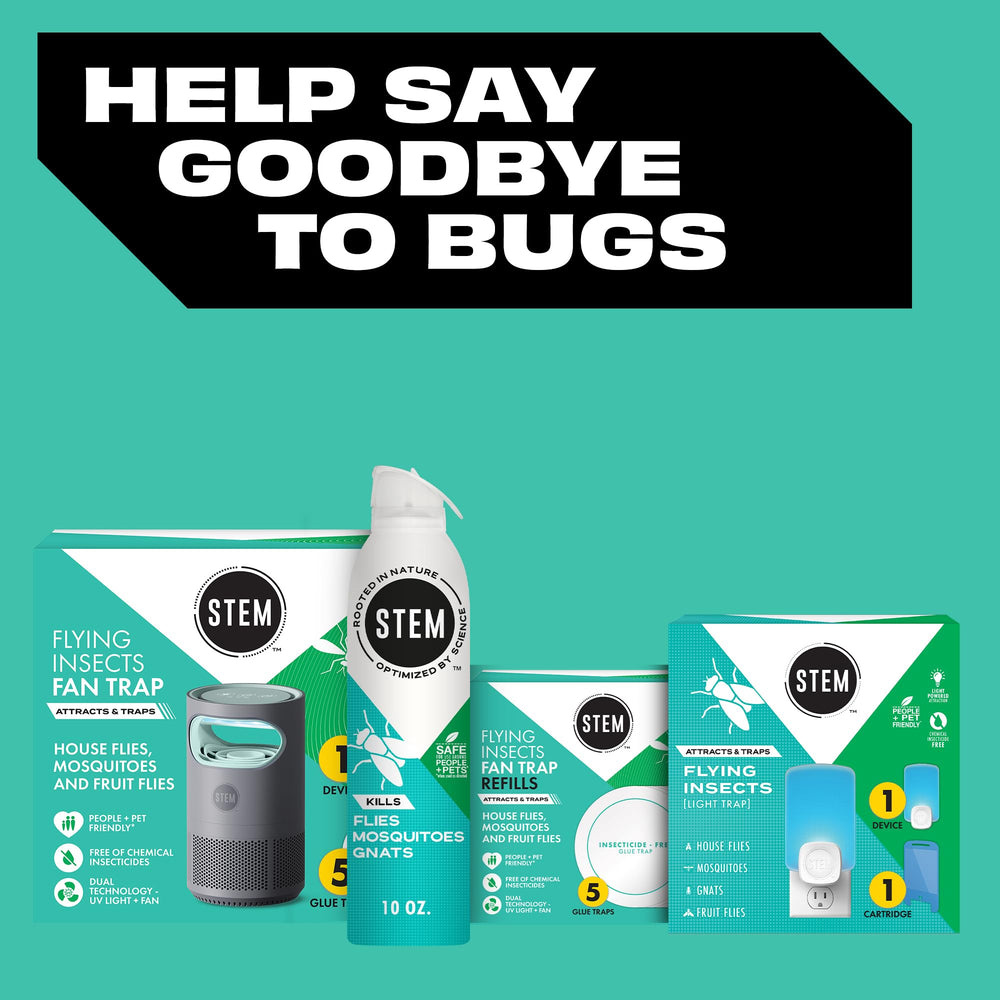 STEM natural insect control bottle for indoor and outdoor spaces
