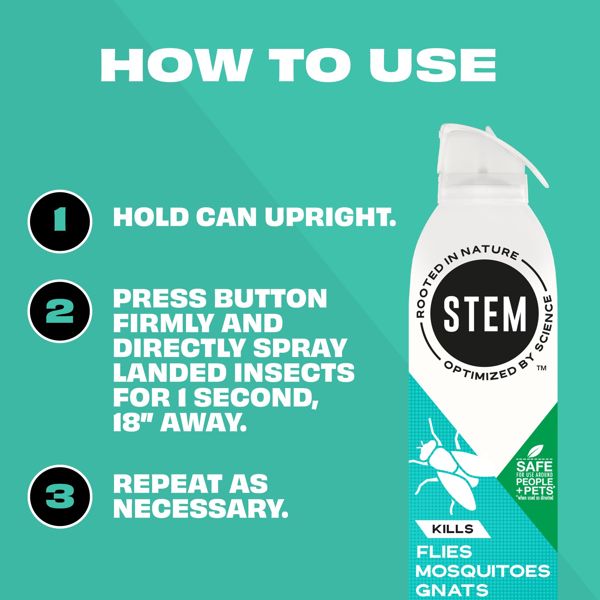 STEM safe for people and pets when used as directed