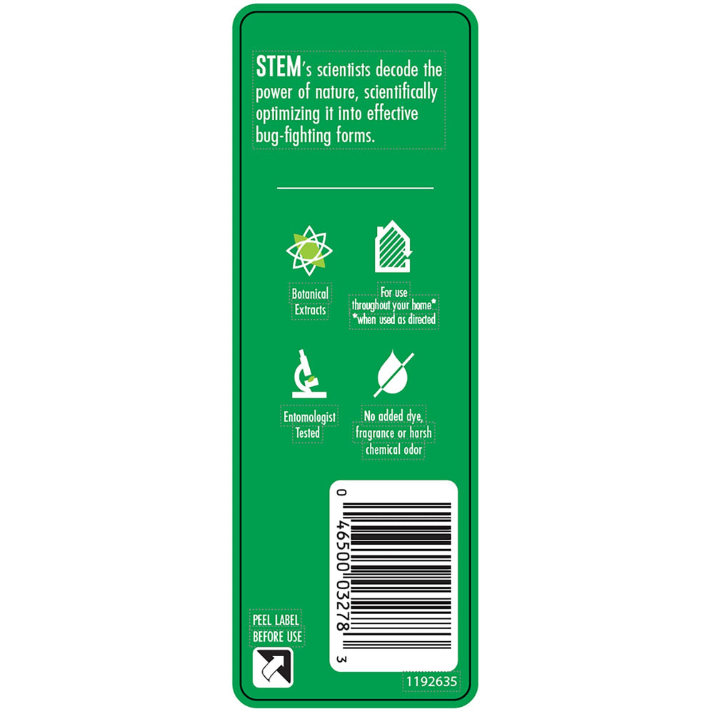 STEM safe around pets when used guidance on packaging