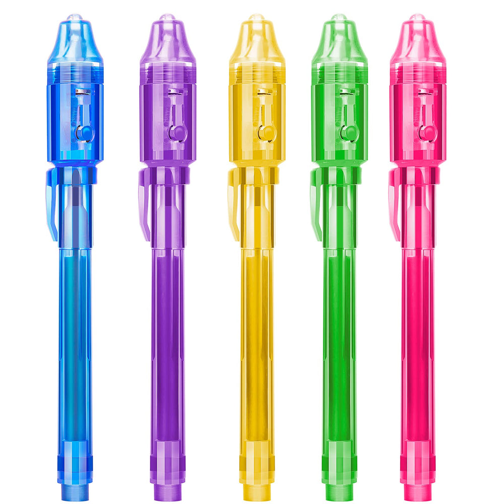 STENDA invisible spy ink pen cap light reveals hidden messages