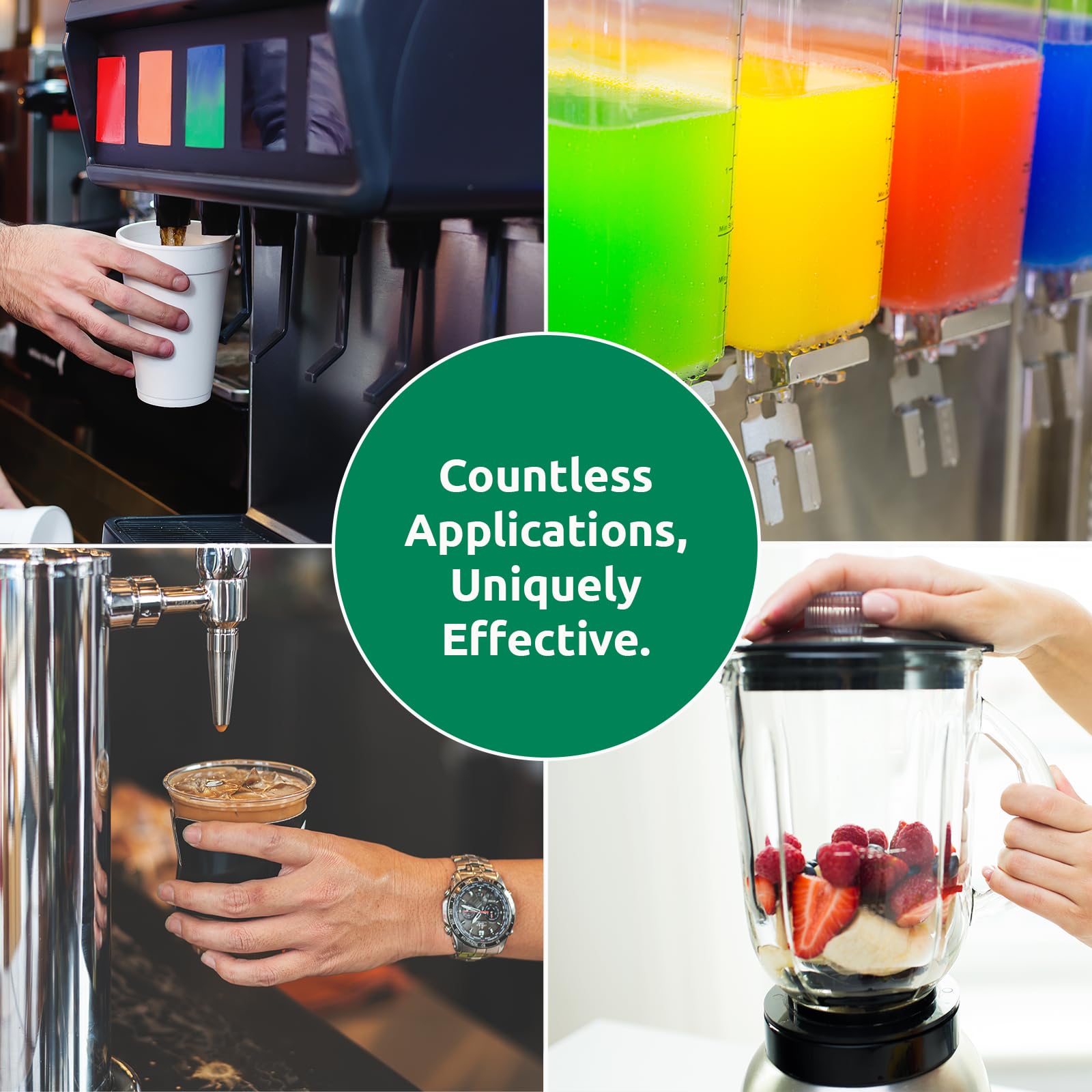 Scotsman-compatible cleaner cleans professional ice machines efficiently.