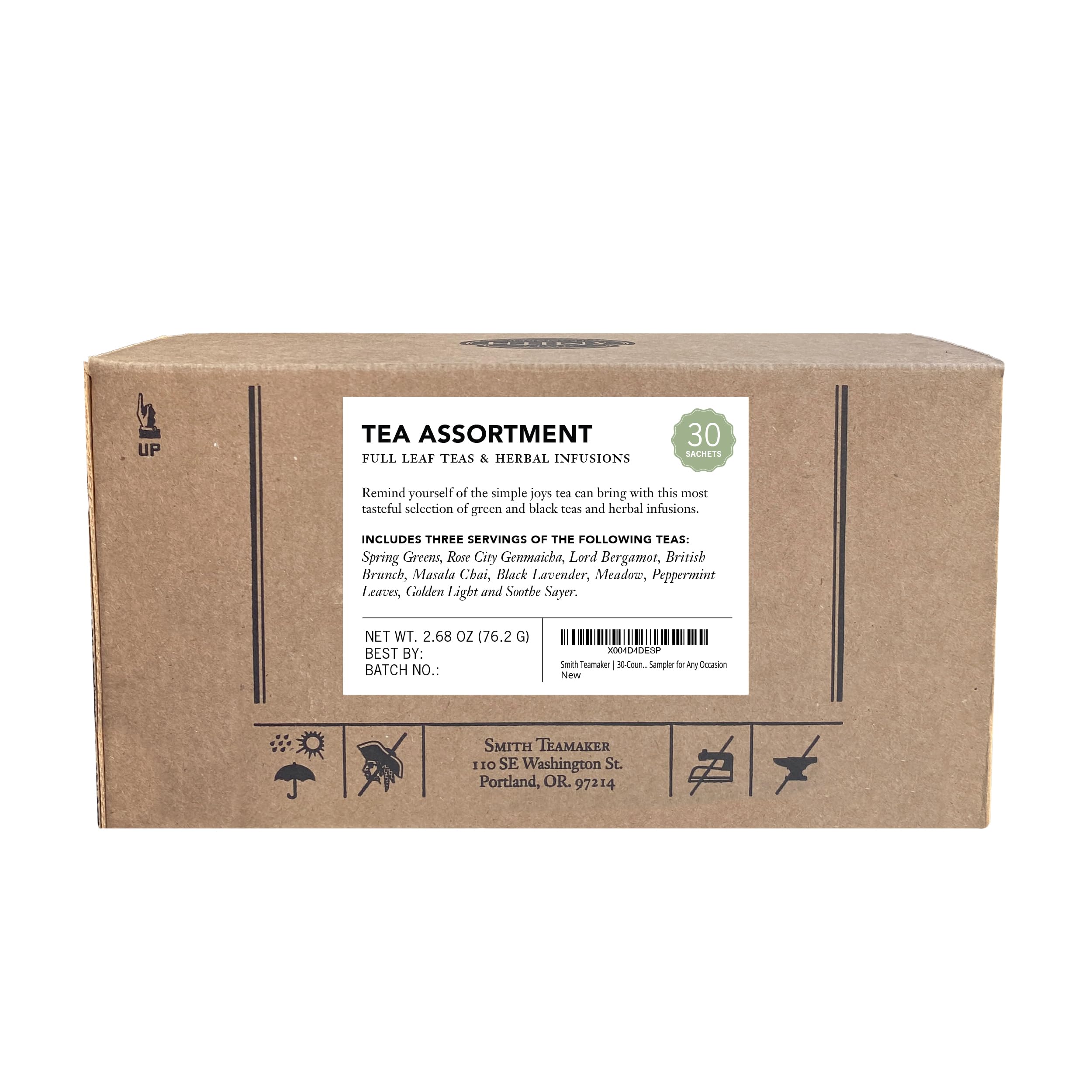 Close-up of sachets highlighting plant-based, compostable design for sustainable brewing