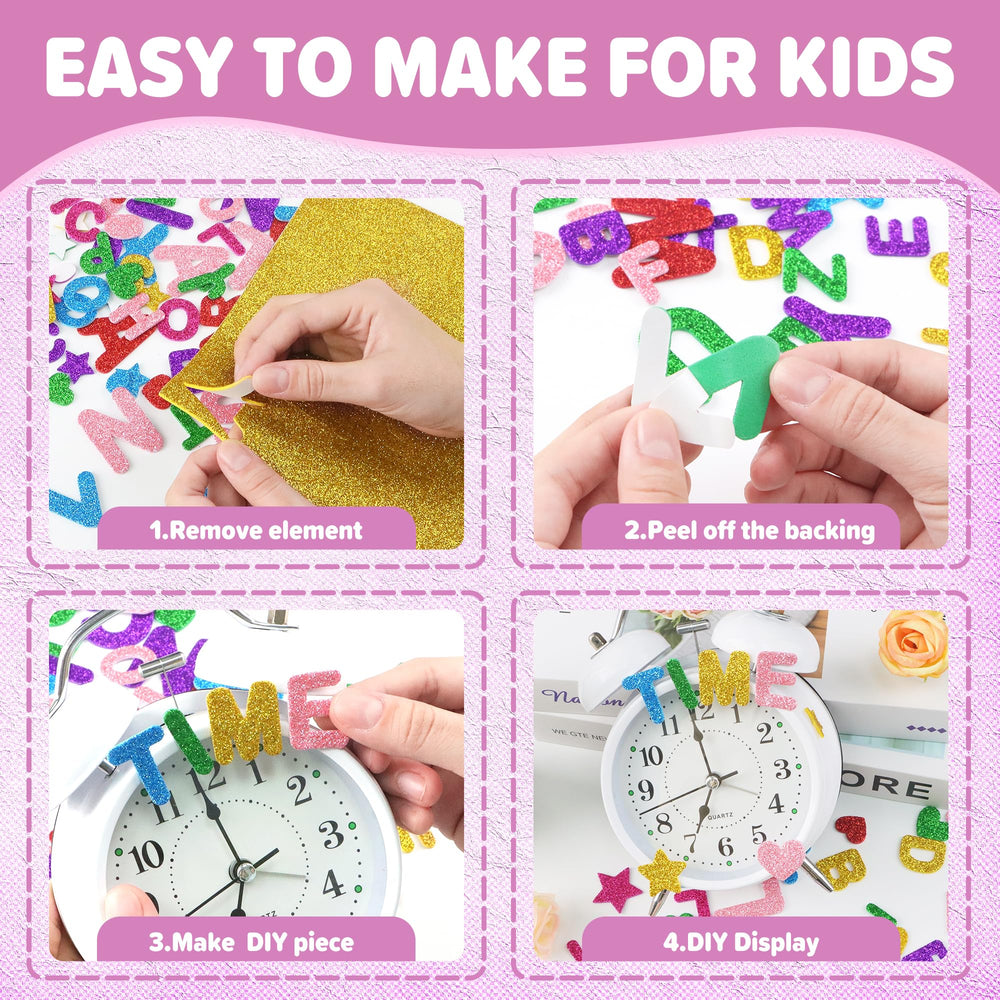 Sticeard foam letters enable easy DIY crafts and school projects.