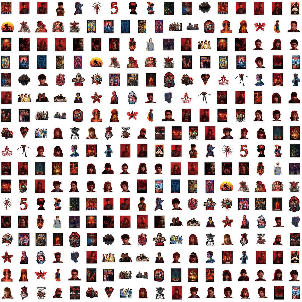 300Pack Stickers journal designs personalize notebooks with vivid characters.