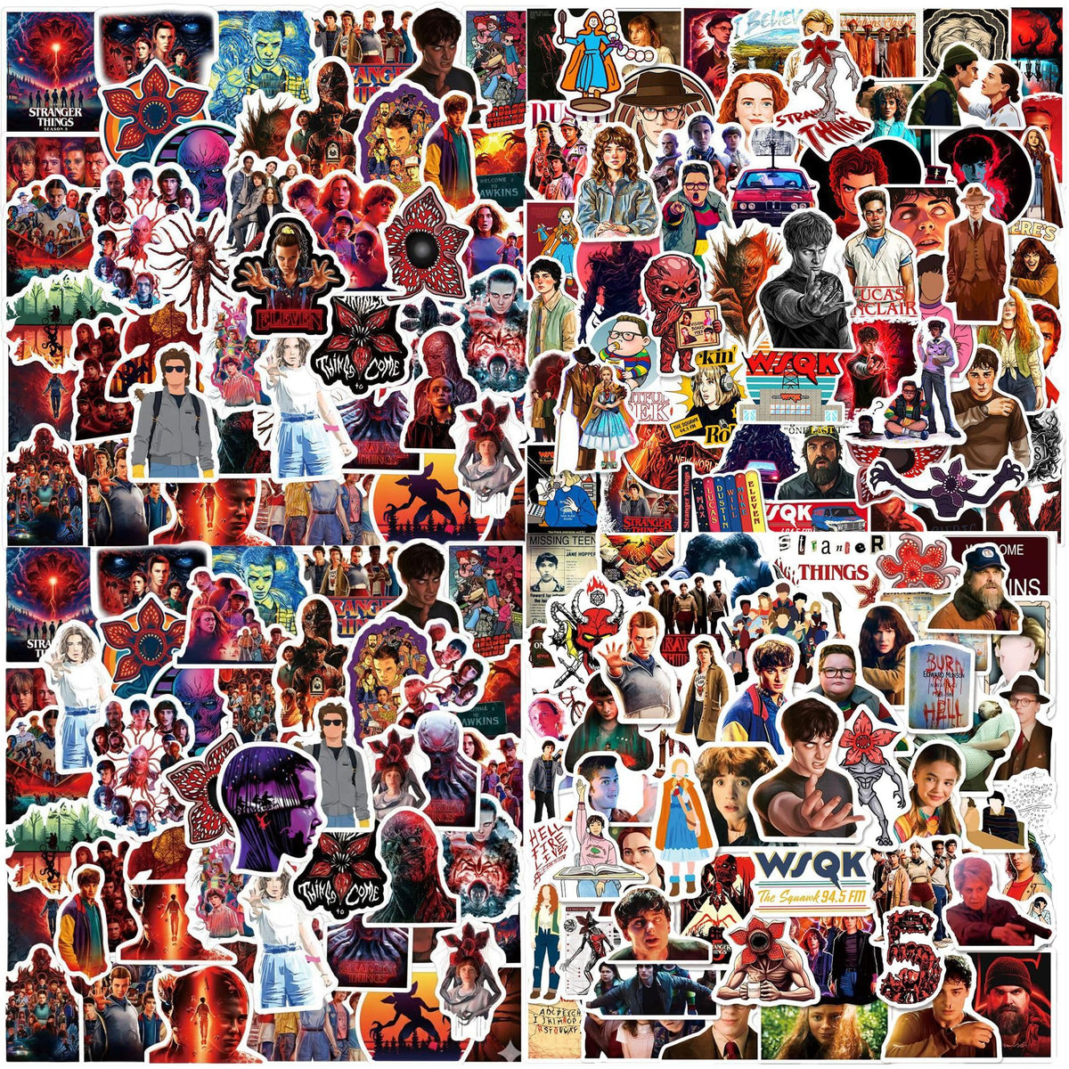 300Pack Stickers laptop designs add vibrant personalization to your device.