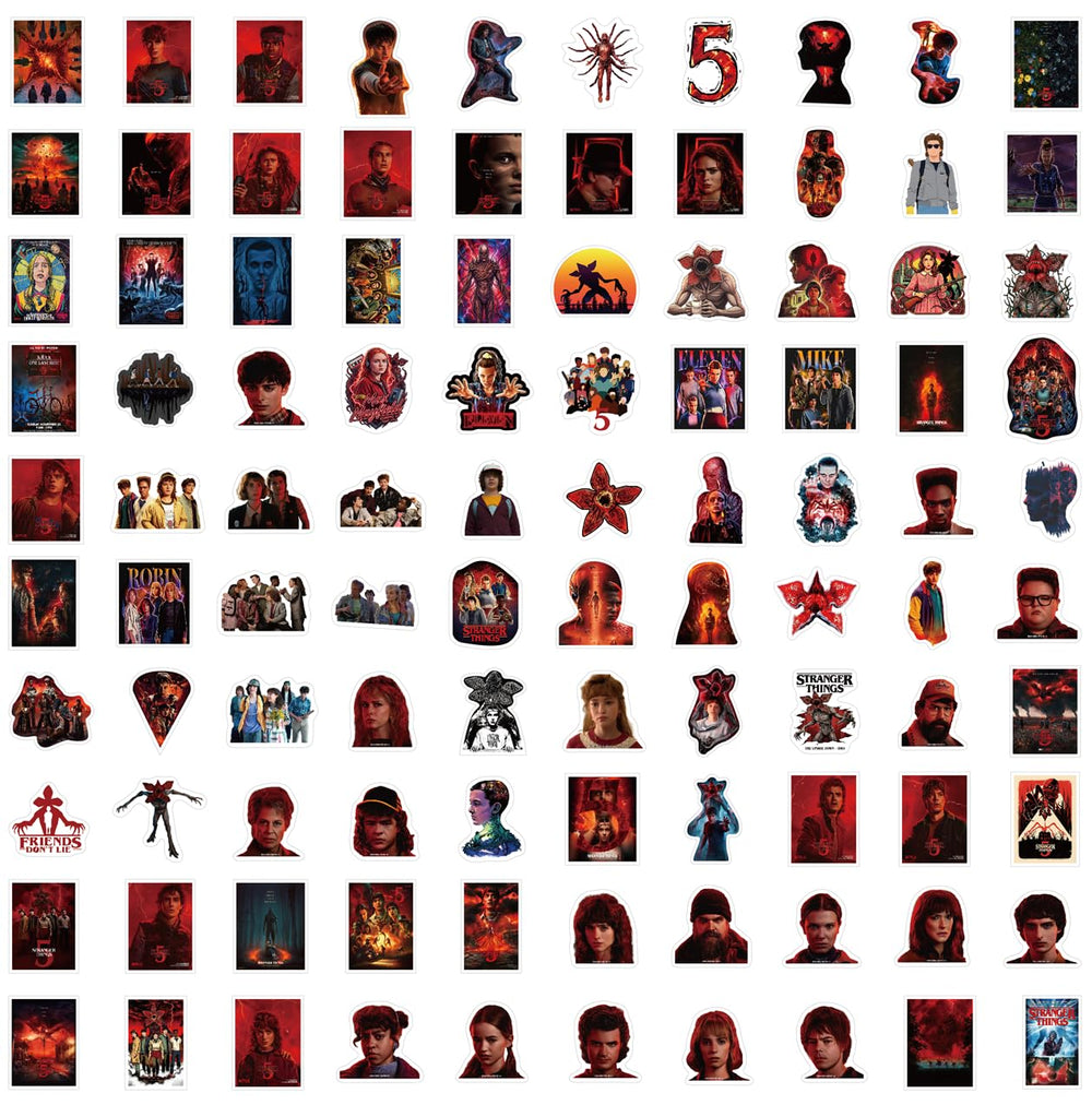 300Pack Stickers skateboard designs add edge to gear and accessories.