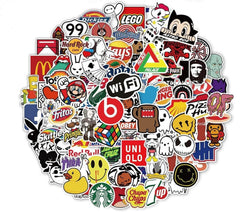 StickerSity 100pcs random stickers on a laptop for self expression