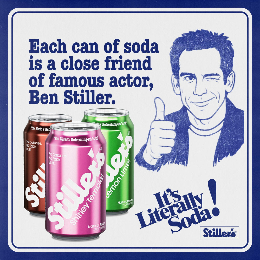 Stillers soda bubbles close-up highlighting vivacious effervescence and real ingredients