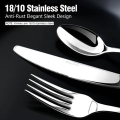 Stilloye 8-piece dinner spoons with smooth mirror finish.