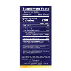 Stinger Detox Buzz grape label emphasizing strength and US-made quality.