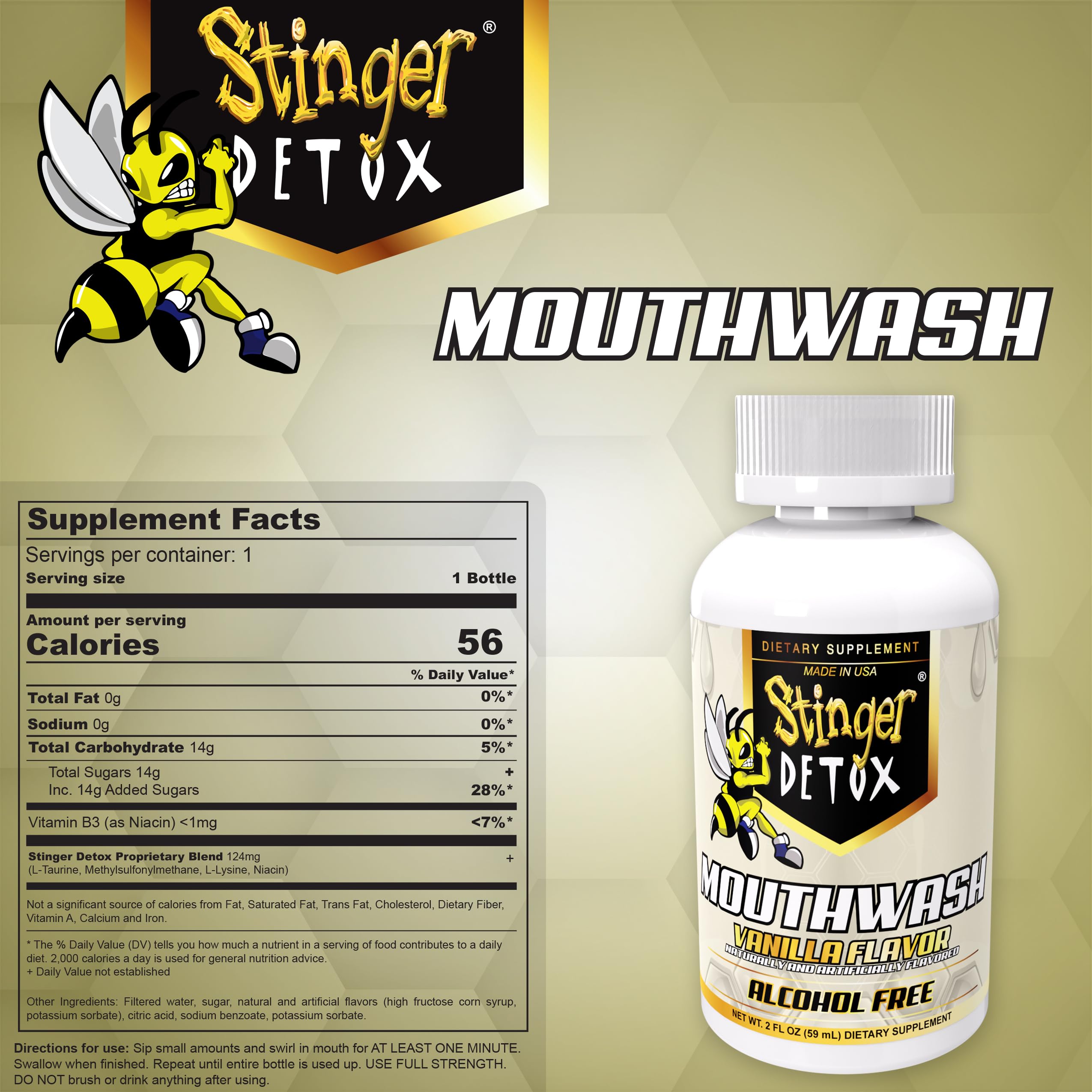 Travel-ready 2 oz bottle ideal for on-the-go detox routines