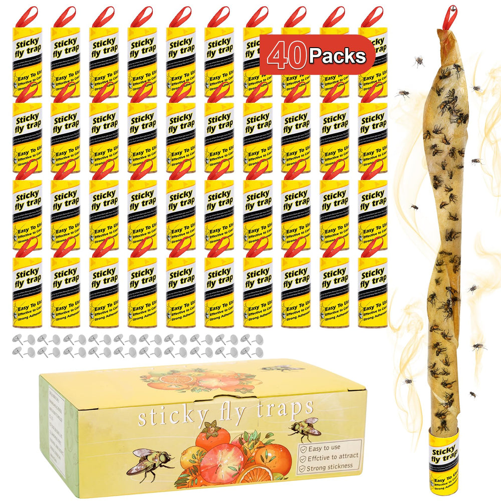 Stingmon indoor fruit fly traps with waterproof paper for mess-free use.