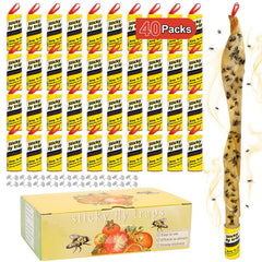 Stingmon indoor fruit fly traps with waterproof paper for mess-free use.