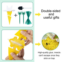 Stingmon fungus gnat sticky traps cling to pests with strong adhesive