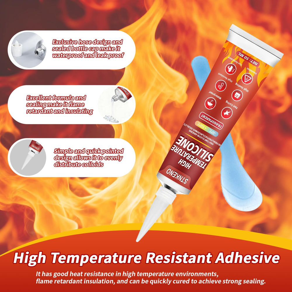 Stnkeno sealant ideal for fireplace or microwave repairs with heat resistance