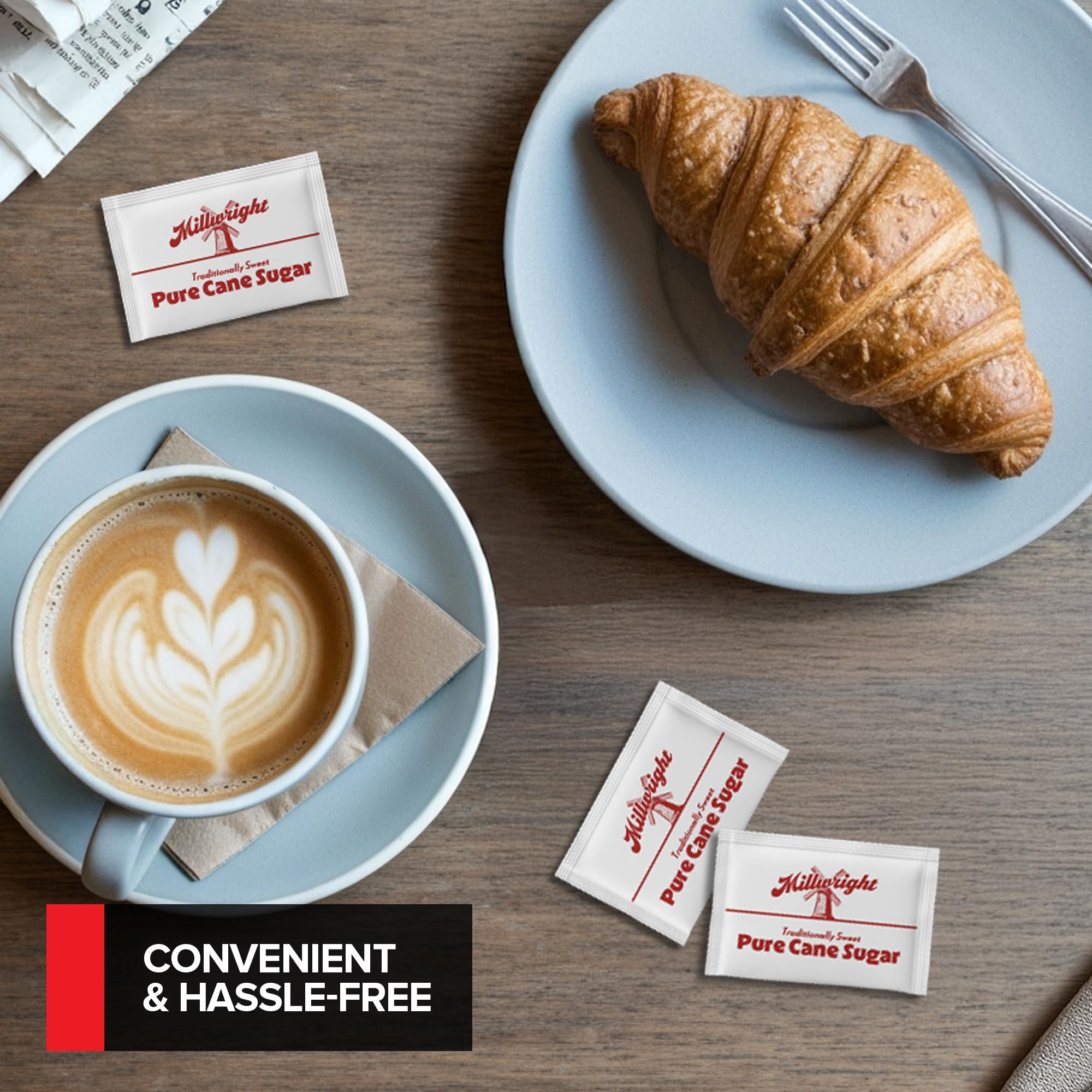 Stock Your Home Kosher-certified cane sugar packets ensure quality
