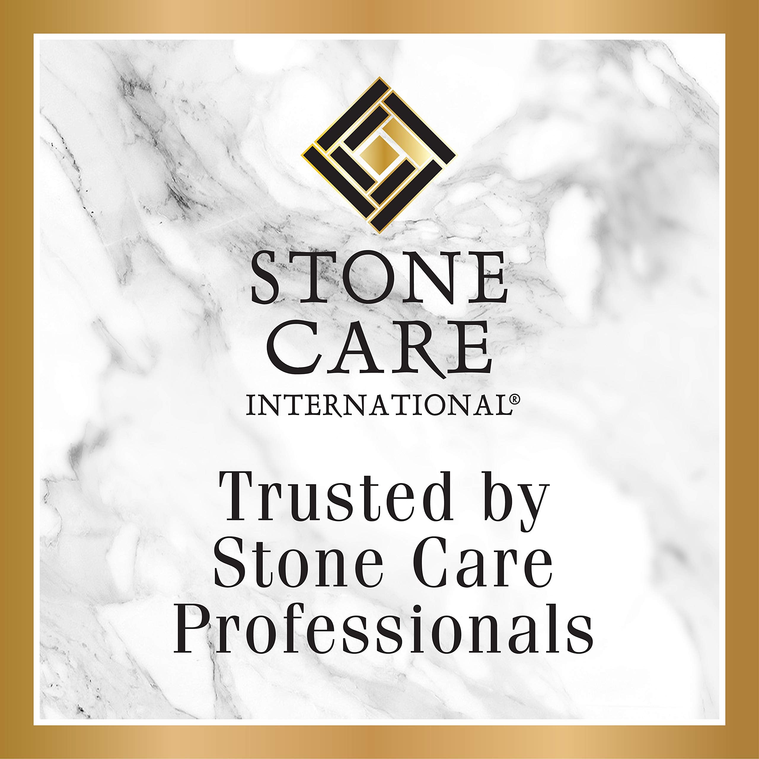 Stone Care International stain remover clean-result close-up suggests renewed stone surfaces.