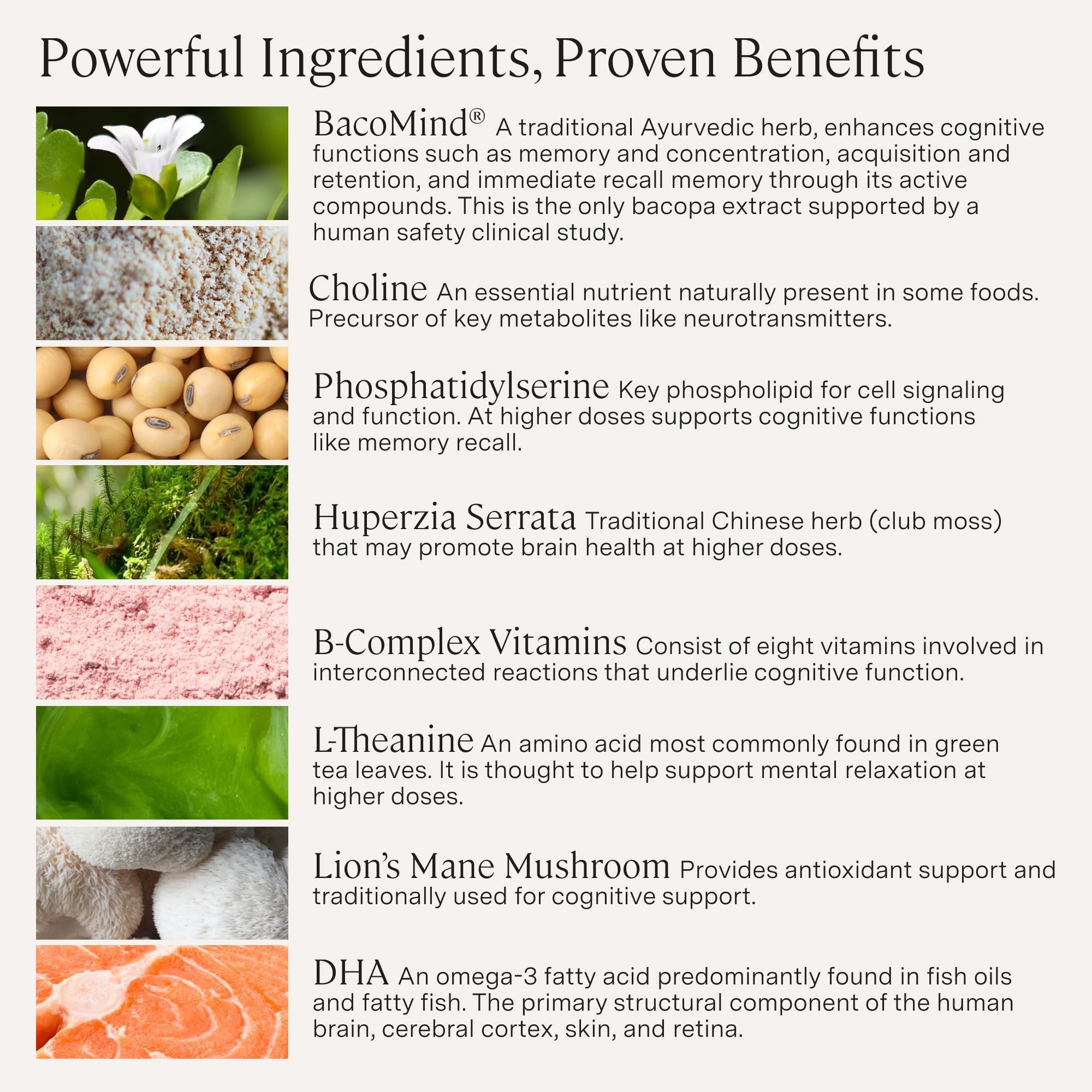 Stonehenge Health Dynamic Brain cap and label showcasing clinically studied ingredients.