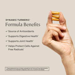 Stonehenge Health turmeric capsules close-up for easy daily use