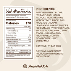 Stonewall Kitchen pancake mix with dry ingredients measured for easy morning prep.