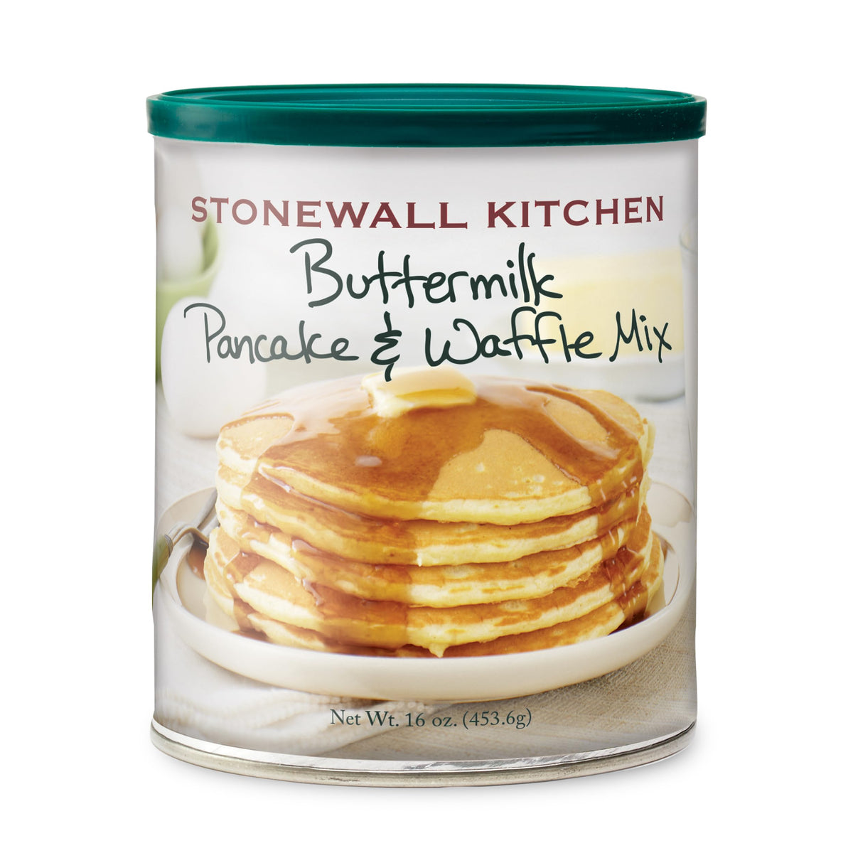 Stonewall Kitchen Buttermilk Pancake Mix packaging ready for a quick weekend breakfast.
