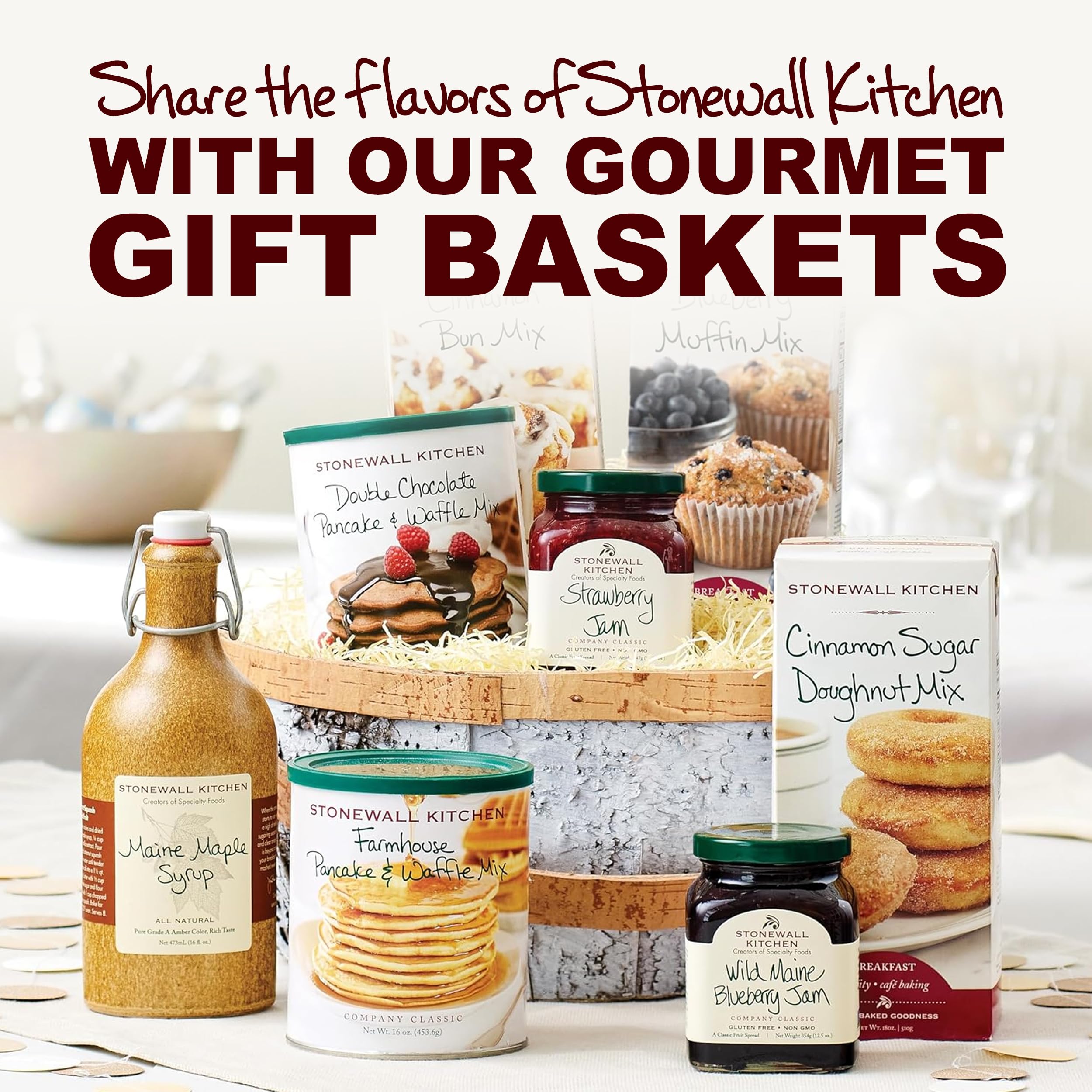 Gift-ready Stonewall Kitchen Sour Cherry Jam packaging