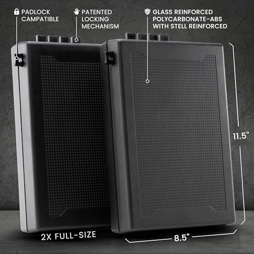 StopBox USA Pro compact exterior view for discreet, portable handgun access.
