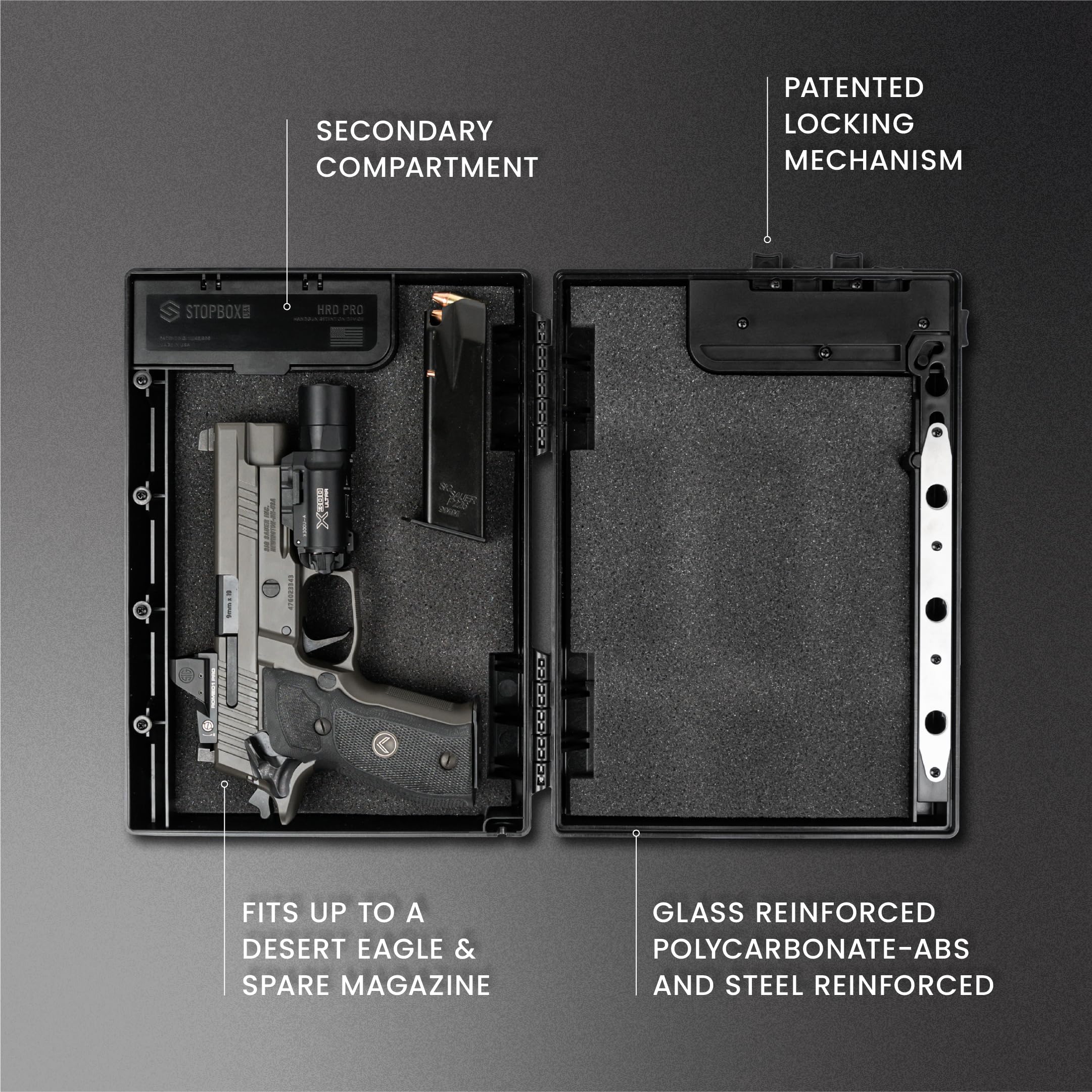 StopBox USA Pro mechanical code access—no batteries, reliable entry.