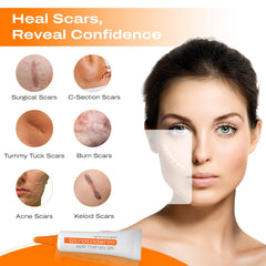 Close-up of Strataderm silicone gel texture for scar management
