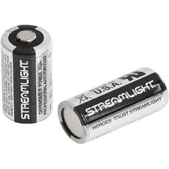 Streamlight 3V CR123A lithium battery designed for long storage and dependable performance.