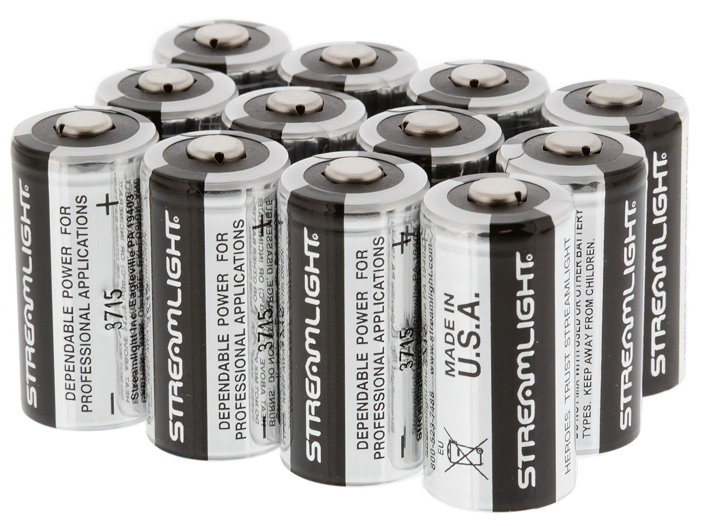 CR123A battery in a flashlight demonstrating quick power for outdoor use