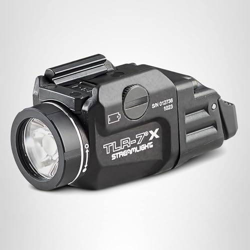 Streamlight TLR-7 X compact tactical design fits rails.