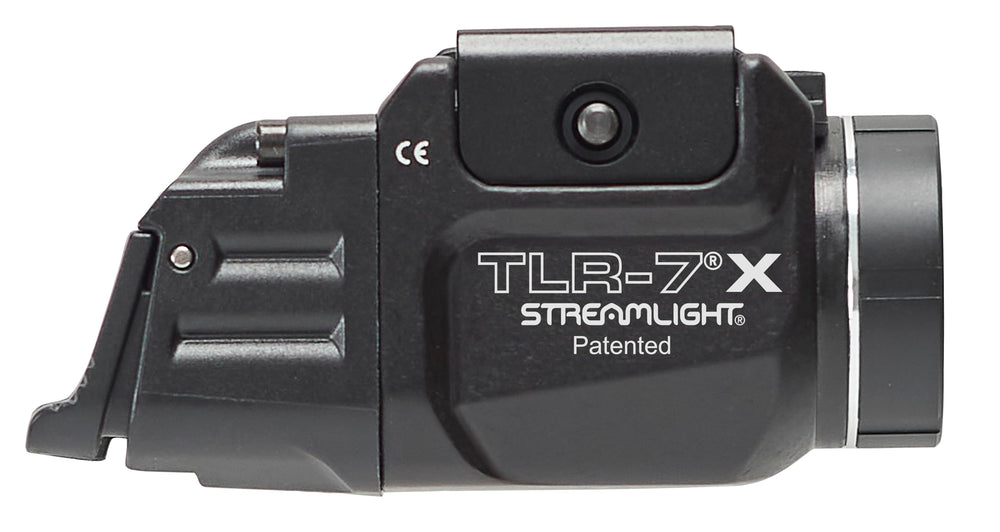 Streamlight TLR-7 X includes CR123A battery for immediate use.