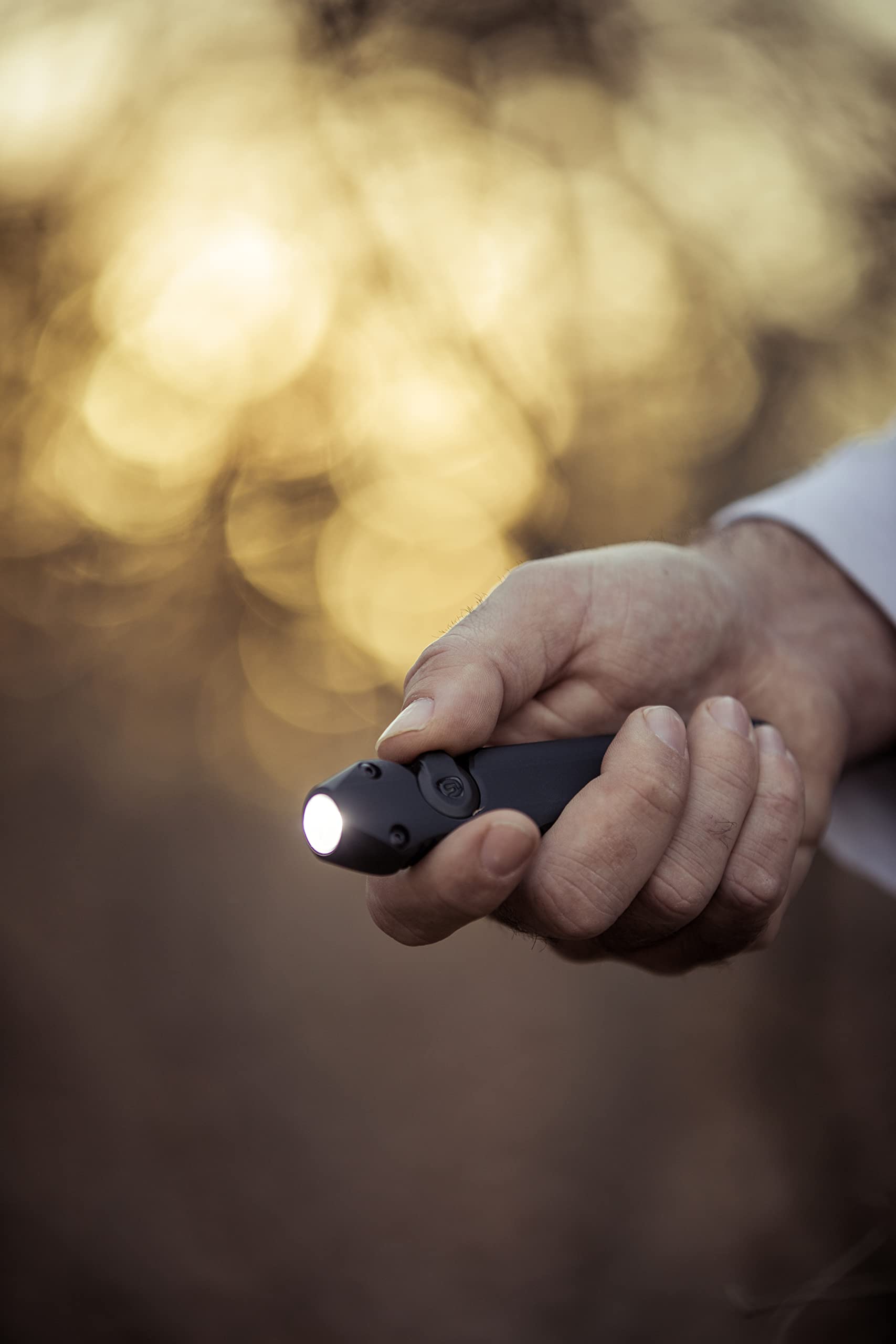 Streamlight Wedge beam reaches about 69 meters.