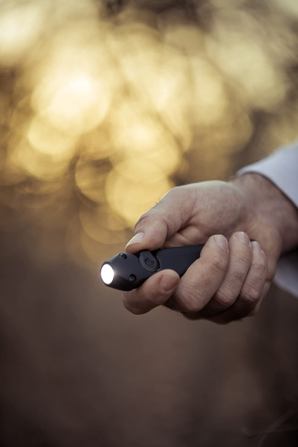 Streamlight Wedge beam reaches about 69 meters.