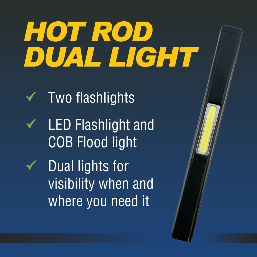 Streetwise Hot Rod Pain Pen side COB light for wider emergency visibility.