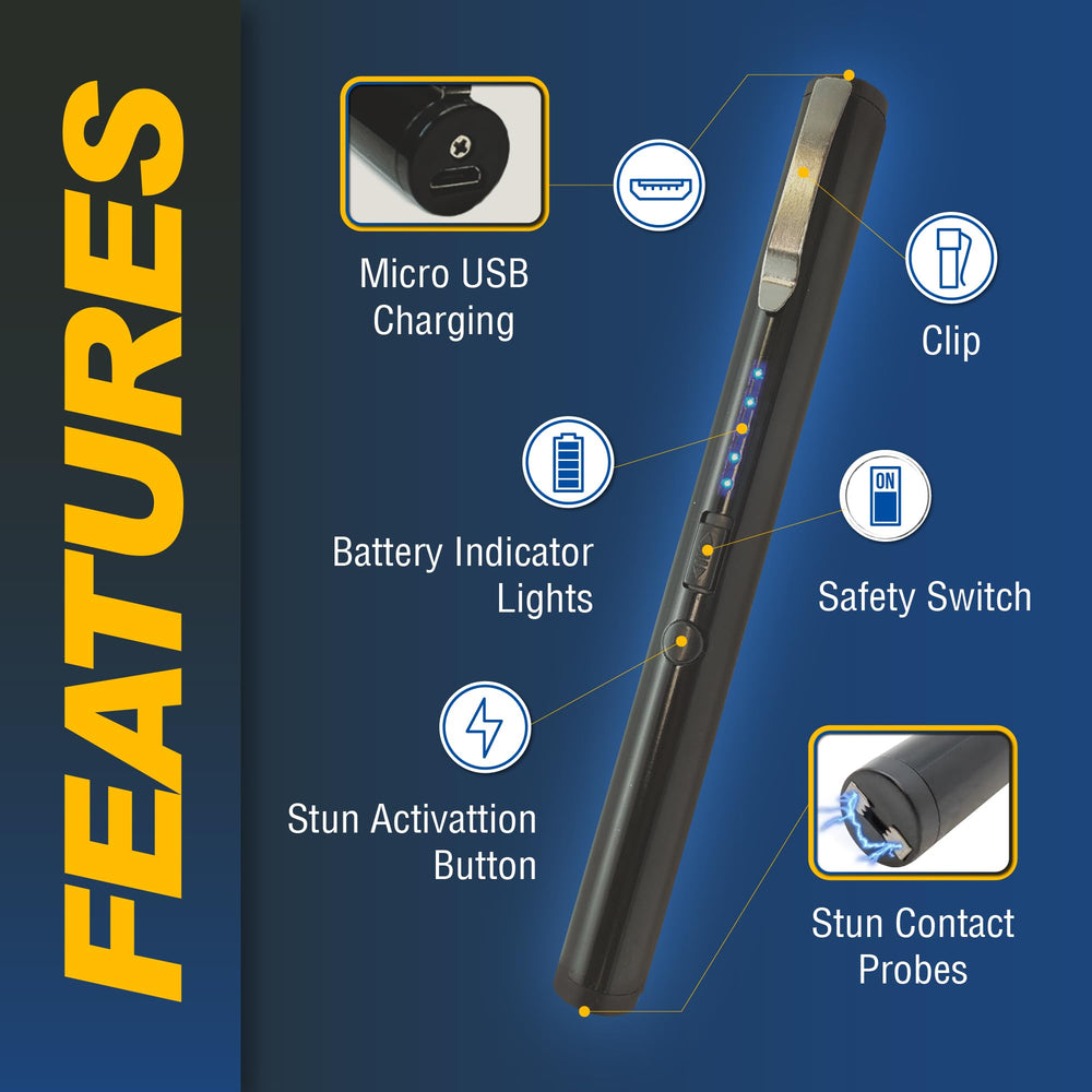Streetwise stun pen 25M portable and compact for everyday carry