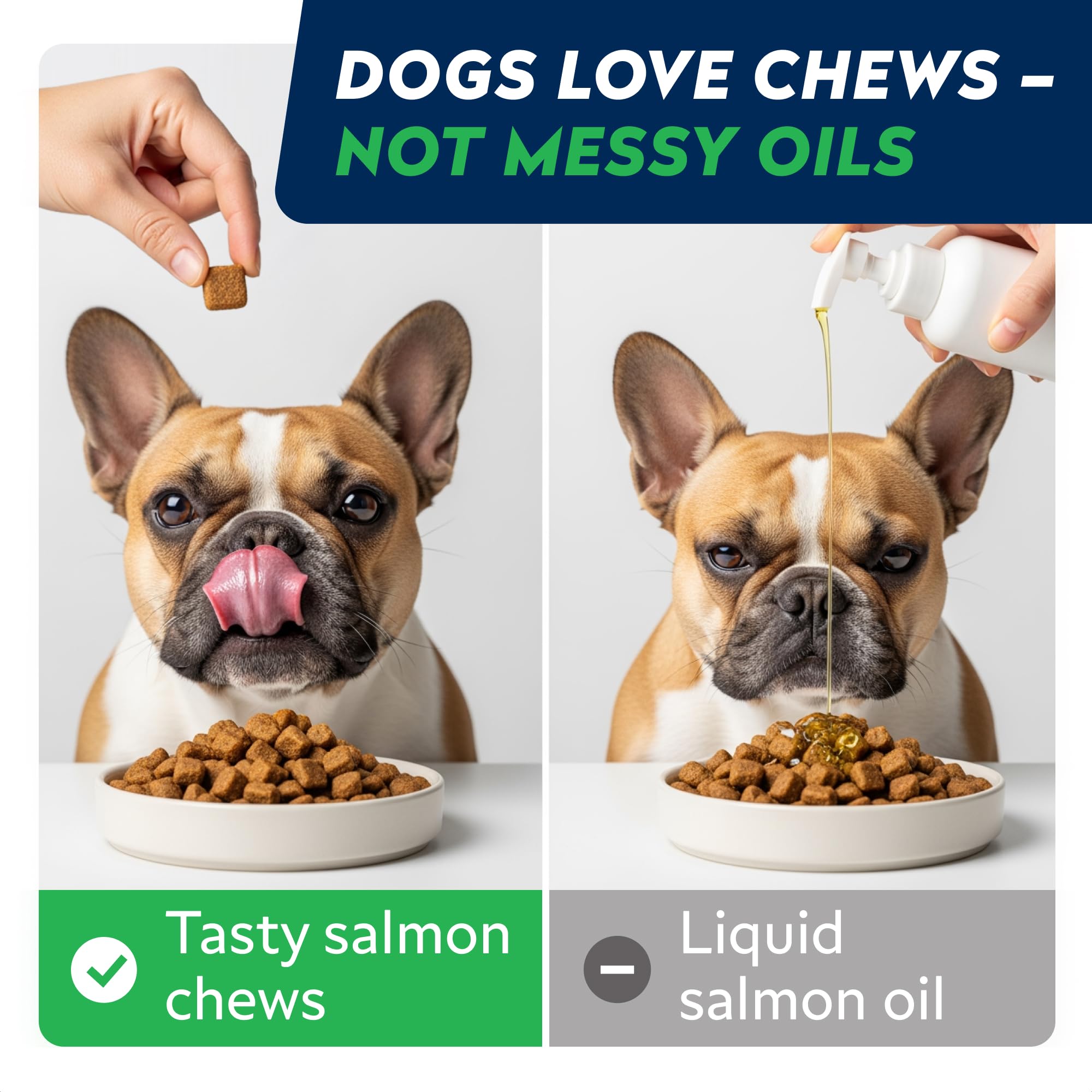 STRELLALAB Omega3 skin coat shine image emphasizing glossy fur benefits.