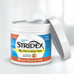 Stridex XL pad smooth side for gentle application