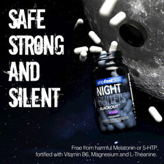 stripfast5000 Night Bullets ingredients Raspberry Ketones highlighted for wellness-focused formulation.