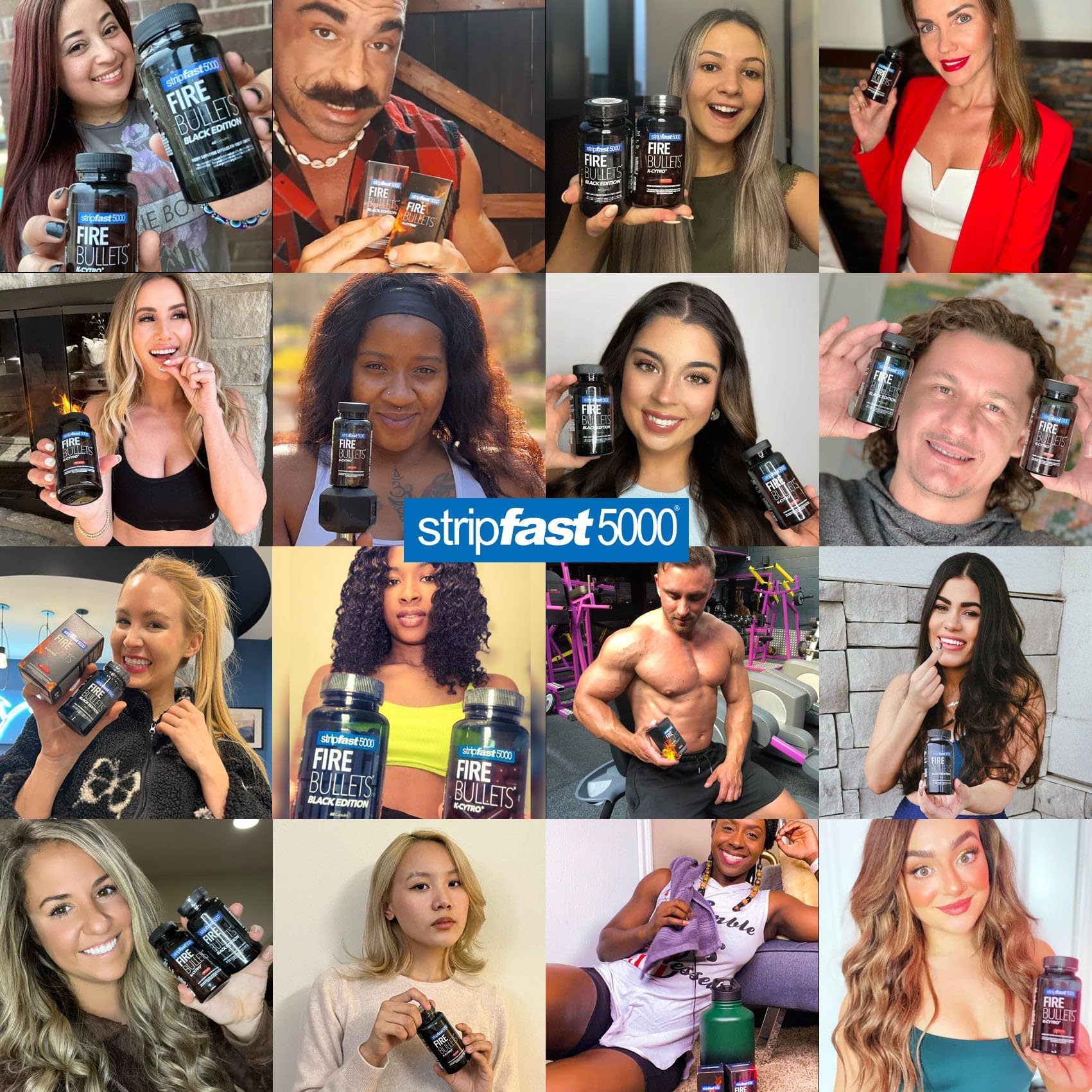 stripfast5000 Night Bullets vegan GMP packaging signals quality and safety.
