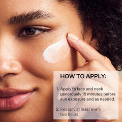 Application shot showing StriVectin cream being applied to skin