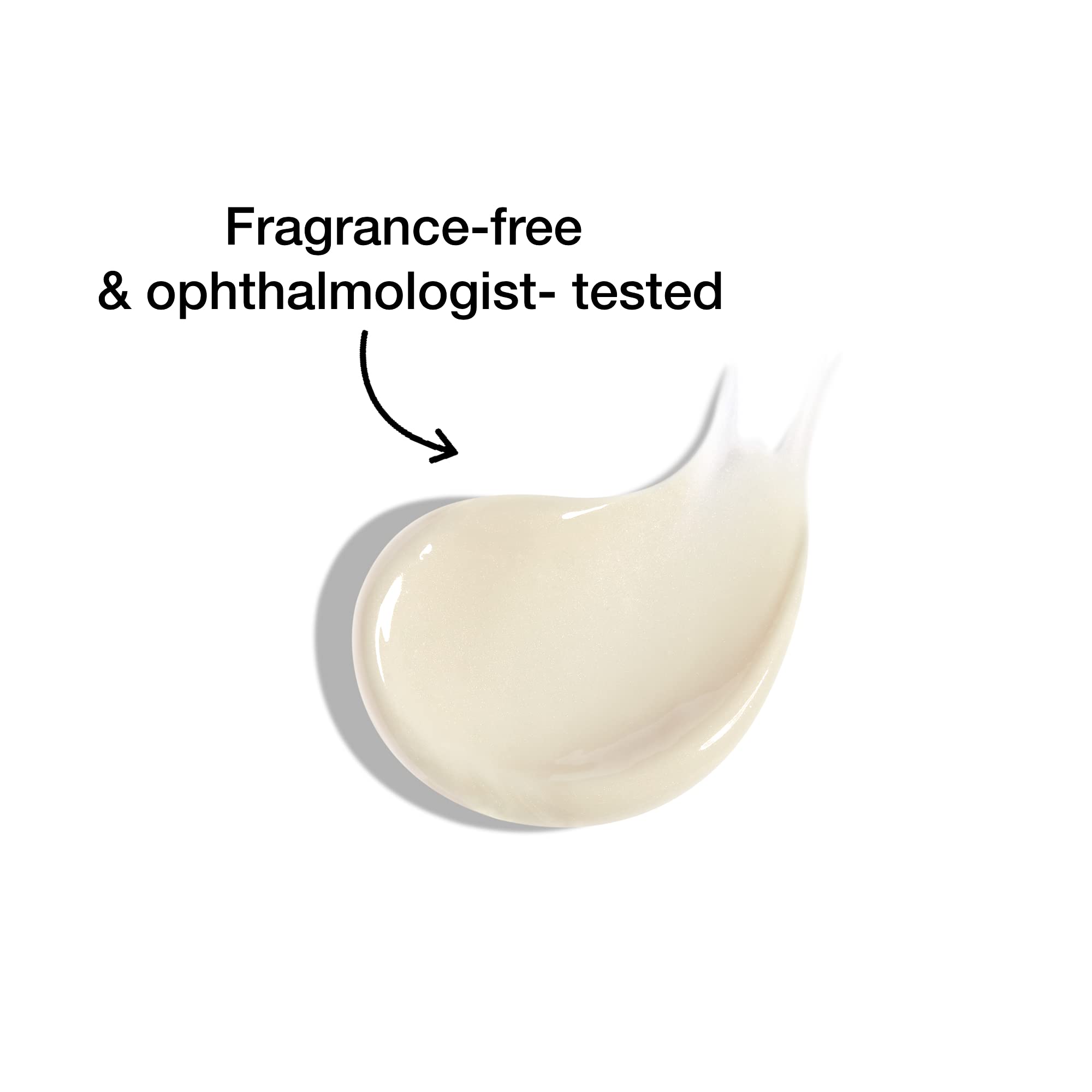 StriVectin under-eye area shot suggests potential reduction in puffiness
