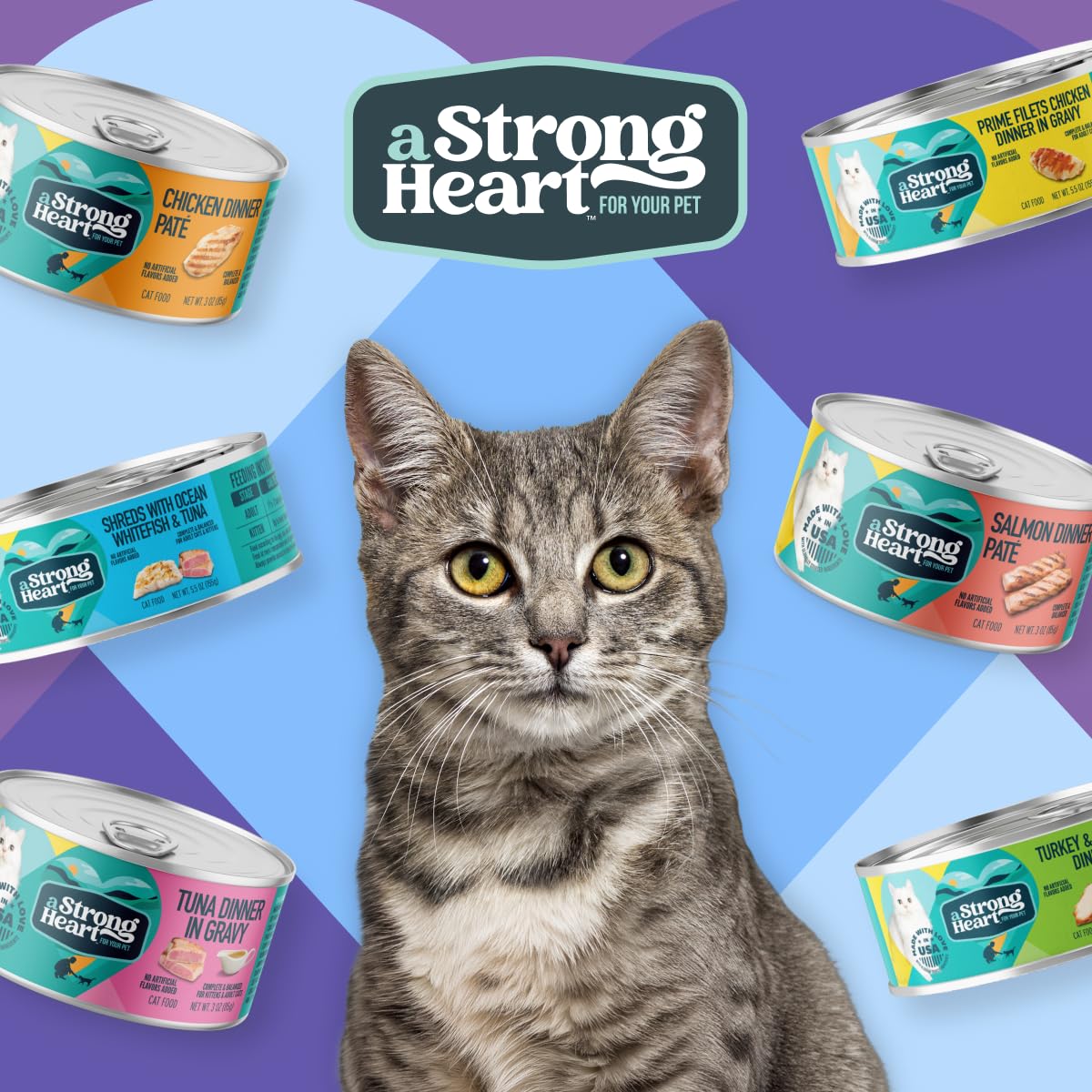 Strongheart cat enjoying dinner closeup captures satisfying mealtime moment