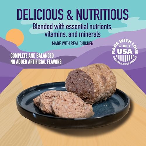 Strongheart dog enjoys meal setup highlighting appealing texture and flavor.