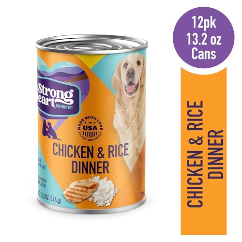 Strongheart front label showcases USA-made quality and natural ingredients.