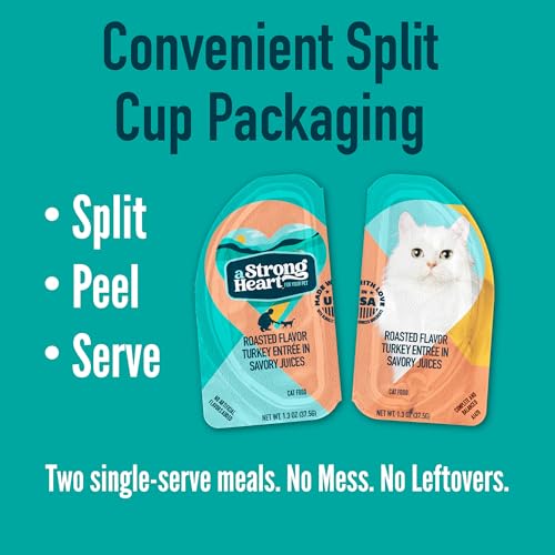 Ingrédients naturels Strongheart avec vitamines et minéraux pour chat adulte.