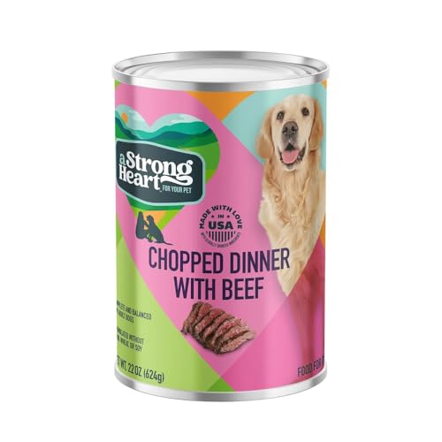 Strongheart boeuf hache en morceaux, texture appétissante pour le repas.