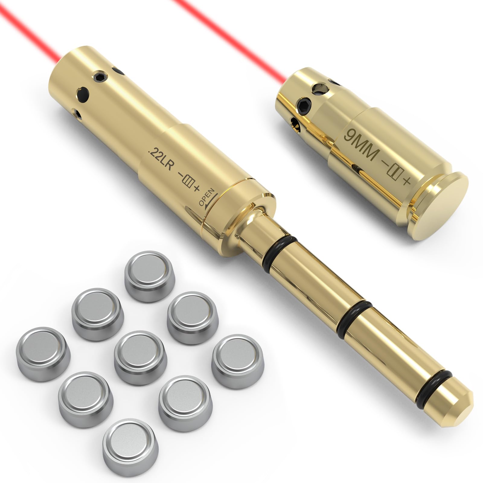 StrongTools laser boresighter for .22LR quickly aligns bore for fast practice
