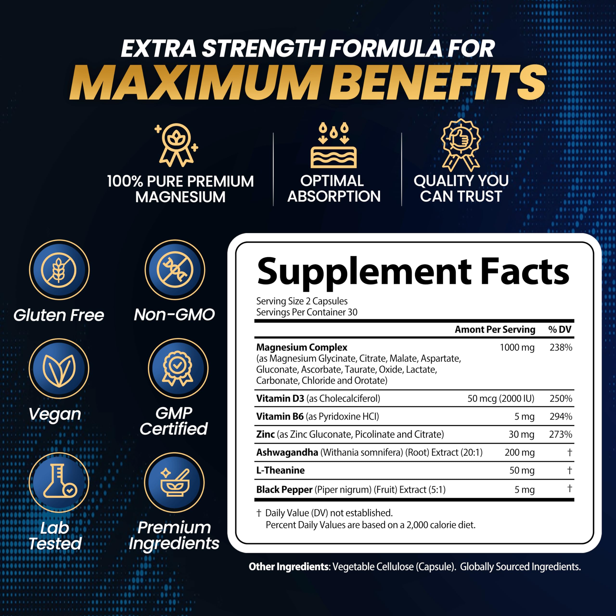 StrongVit black pepper within the formula to boost mineral absorption.